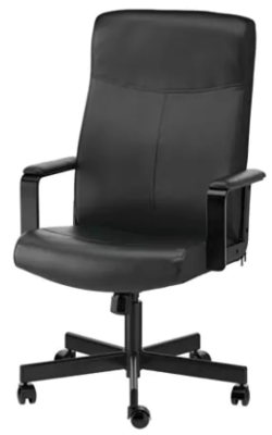Schwarzer Büro Stuhl
